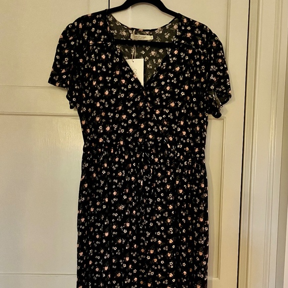 NWT - Christy Dawn - Simple Dawn Dress - Night Rosette - Petite Medium - Picture 2 of 6